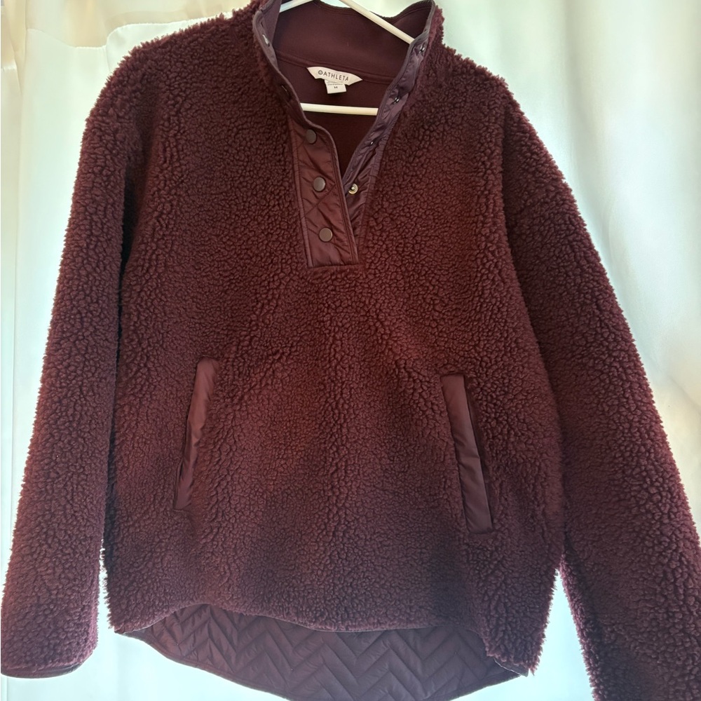 Patagonia Women's Burgundy Fleece Jacket